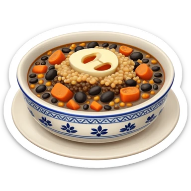 quinoa and black lentens stew sticker