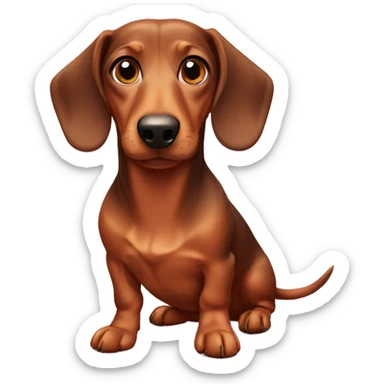 Dachshund sticker