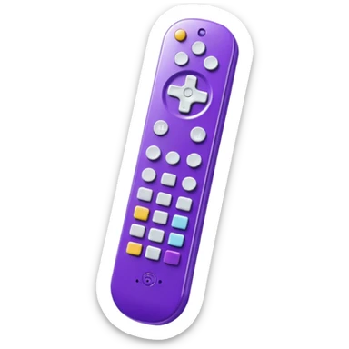 purple wii remote sticker