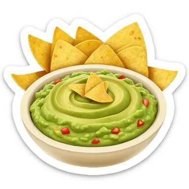 chips and guacamole sticker
