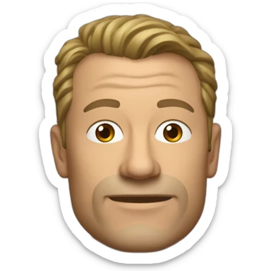 jean claude van dam sticker