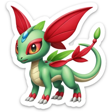 Meloetta-Flygon-Vibrava-Genesect-Gatomon-Pteromon-hybrid sticker
