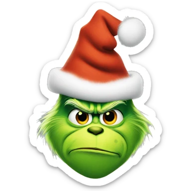 Grinch sticker