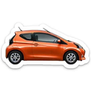 Toyota Aygo porsche sticker