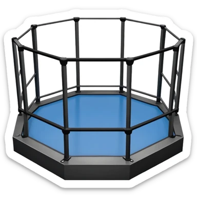 Mma octogone sticker