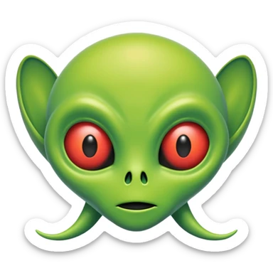 Acid blooded Alien sticker