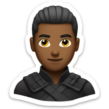 Ninja low taper fade sticker