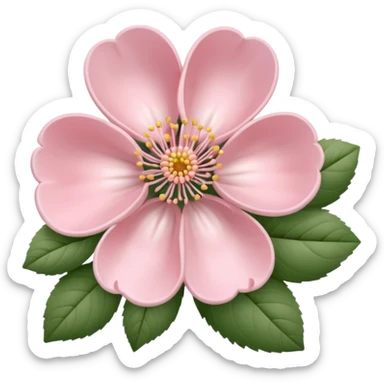 Resting against mother's blossom  sticker