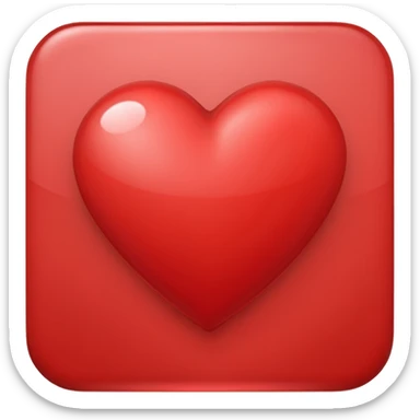 Heart squared  sticker
