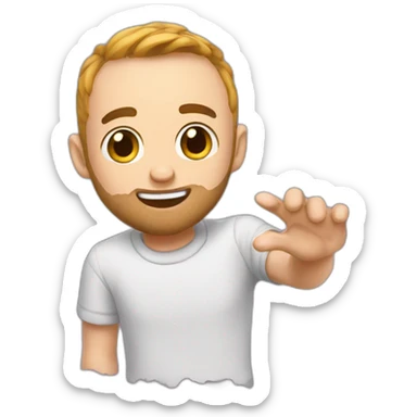 Squeezie avec jumbo sticker