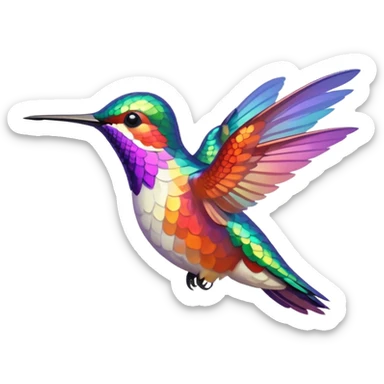 MORE HUMMINGBIRDS sticker