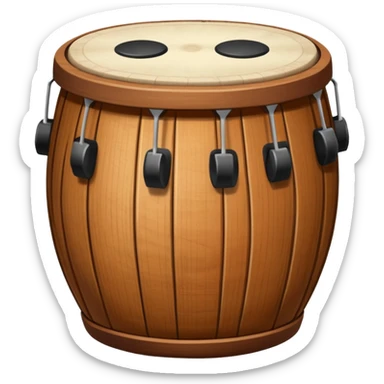 Create a instrument of tabla emoji sticker