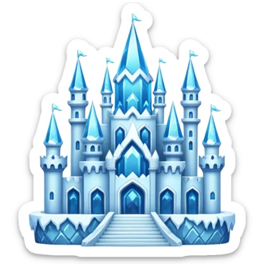 Ice Kingdom palace sticker
