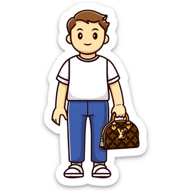 Louis Vuitton pouchet  sticker