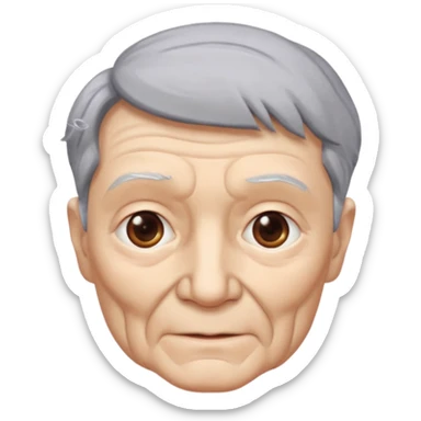 Iron elderly sticker