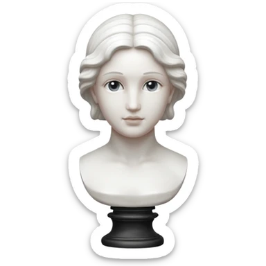 Marble Statue Bust sticker