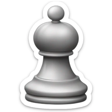Chess pawn sticker
