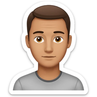 Take away the wrinkles on his forehead he's only 25 years old sticker