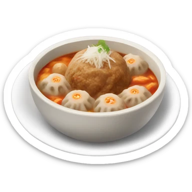 semangkuk bakso pedas sticker