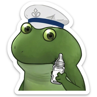 Emoji smelling salt sticker