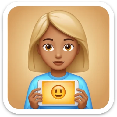 create a person which feel safe to using internet.-match-the-same-shape,-color,-and-glow-effect,-ensuring-it-is-smooth-and-shiny.  sticker