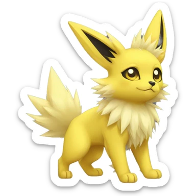 Jolteon-Umbreon full body sticker