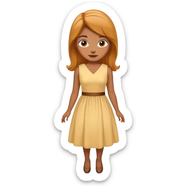 Create a Fusion of Butterscotch éclair are female  sticker