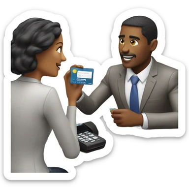  In order for a business to accept credit and debit cards, they have to get a merchant account with the processor.  sticker