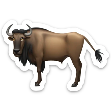 Wildebeest  sticker