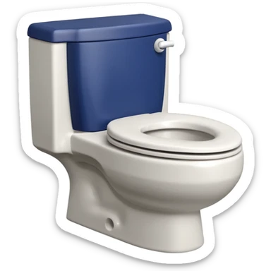 Skibidi Toilet Head + Toilet sticker