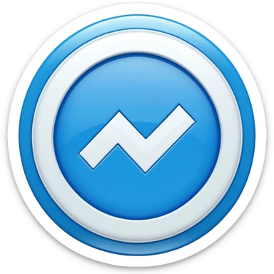 A high-quality 3D render of the Instagram Blue Verification Tick badge. The icon should be a bright blue serrated circle with a clean white checkmark in the center. Glossy finish, soft studio lighting, isolated on a pure white background, 8k resolution, realistic textures." sticker