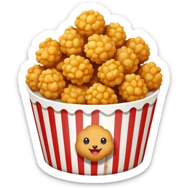 taiwanese popcorn chicken sticker