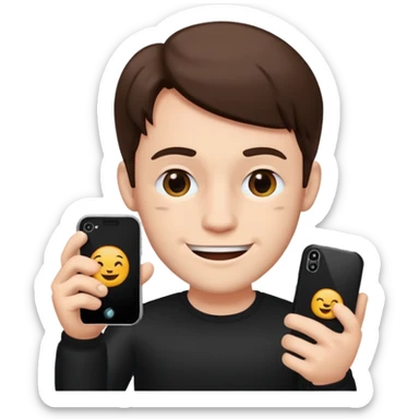 Leon guiñando el ojo iphone sticker