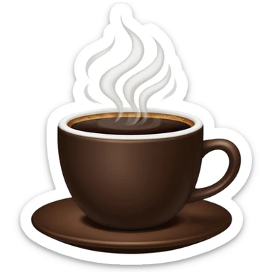 Cup of coffee sticker