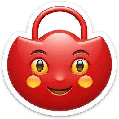 video de icono de ubicacion color rojo sticker