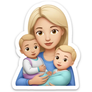 Daycare Teacher with baby sticker