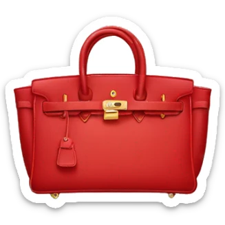 Birkin bag red sticker