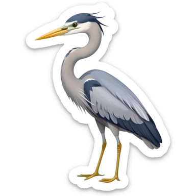 bird heron sticker