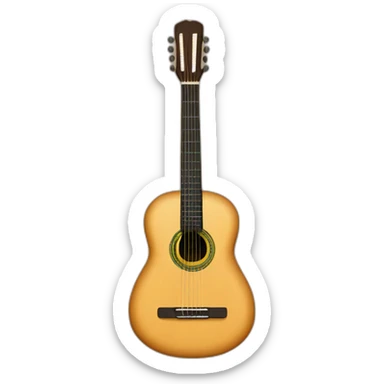 Erlandskian 15 String Guitar Instrument Ethnic sticker