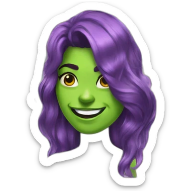 Hulk cosmetologist  sticker