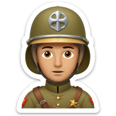 legionario del ejercito español con mi cara  sticker