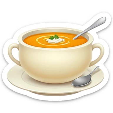 pumpkin soup sticker