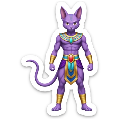 Beerus full body  sticker