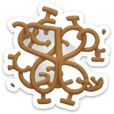 Gemini ai symbol sticker