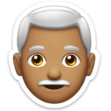 chico moreno y cacheton con anteojos negros y piercings en las orejas sticker