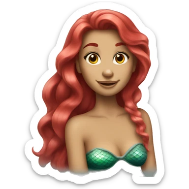 Ariel mermaid sticker