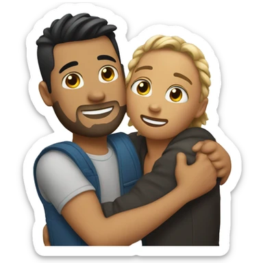 Hug my boyfriend  sticker