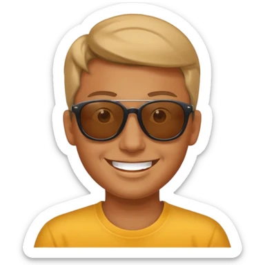 emoji que transmita el concepto de navegar por le mundo sticker