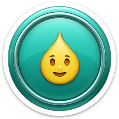 Create a custom emoji badge featuring a stylized, glossy letter “S”. Use the Platinum rank style from League of Legends: teal-green metallics, reflective surfaces, and a futuristic elegant frame. Vibrant and high readability.
 sticker