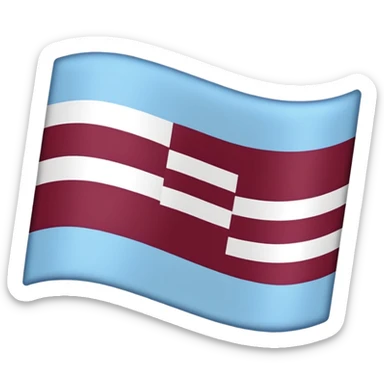 Austria flag with dark burgandy and light blue colours instead Weymouth Fc sign sticker